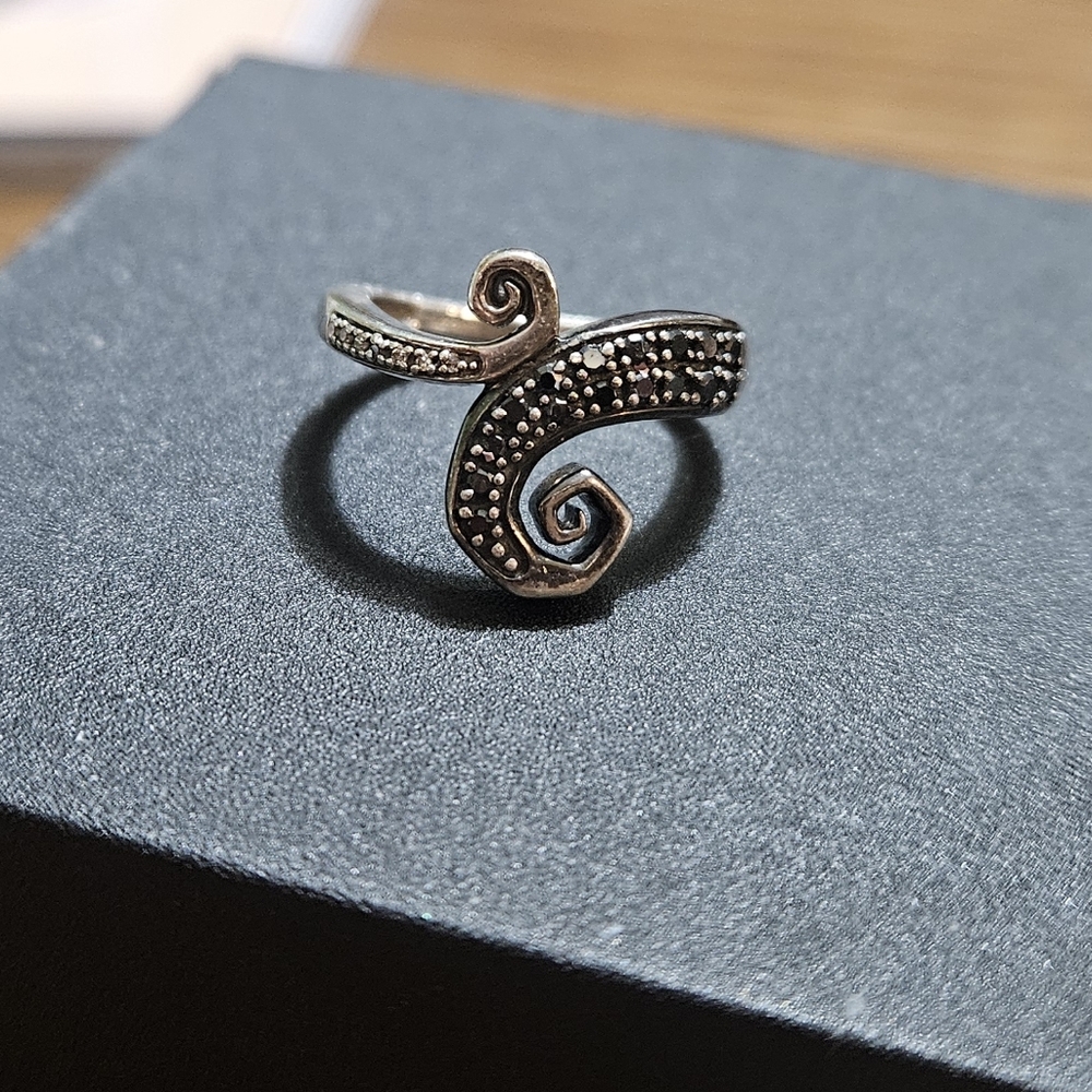 Kay Disney Treasures Nightmare Before Christmas 1/8 Ct Sterling Silver Ring